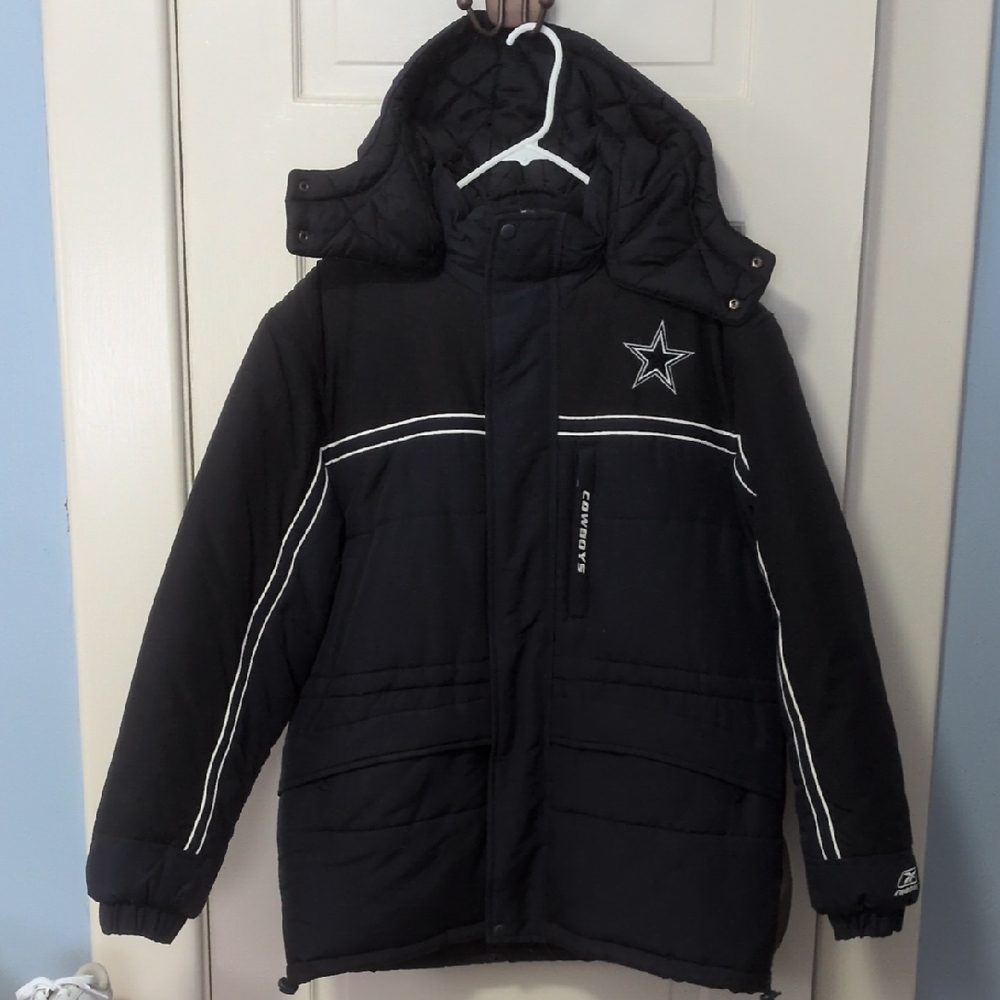 Men's Reebok Navy/Black Cowboys Stadium Coat